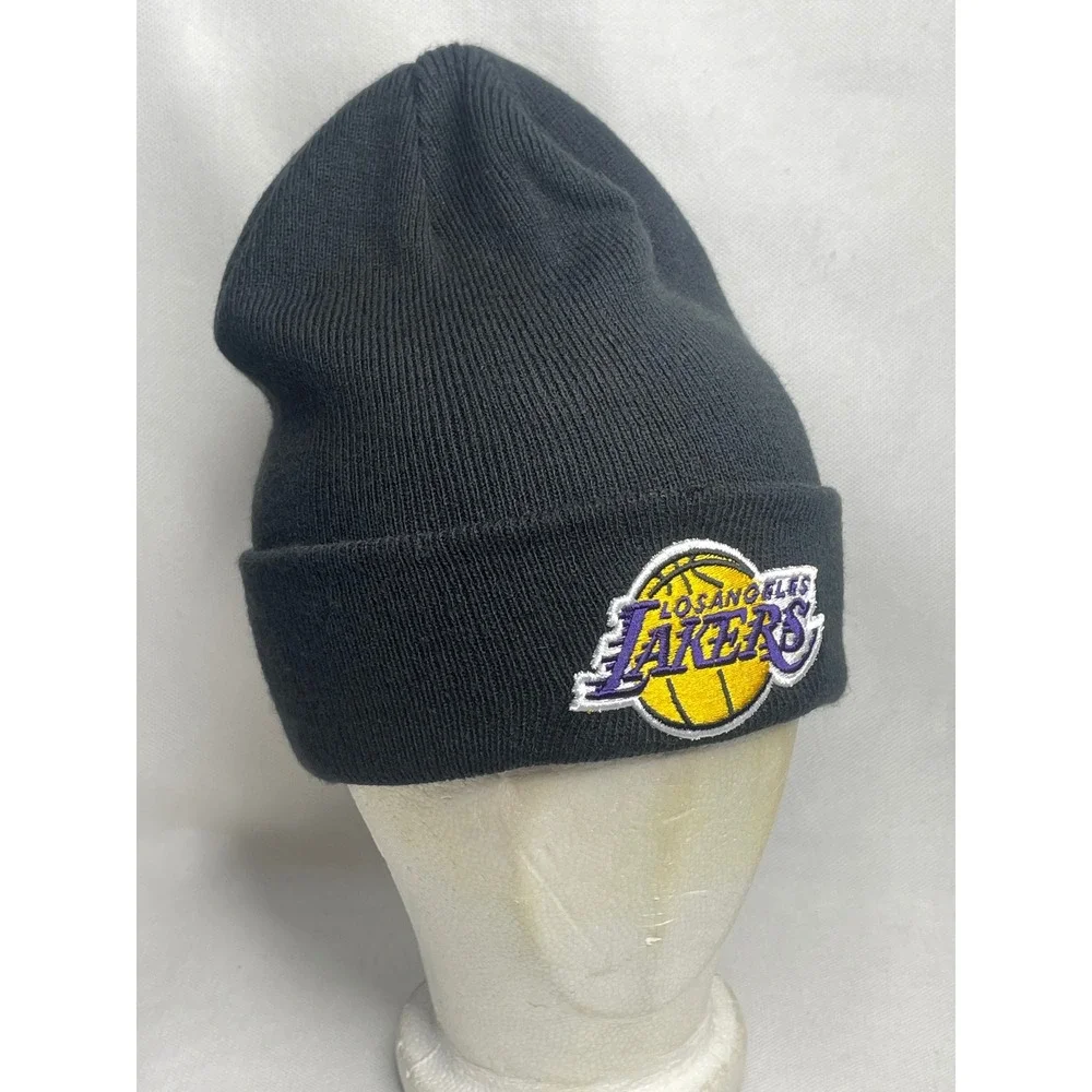 Los Angeles Lakers Officially Licensed Beanie Cap OSFM Black NBA Ultra Game Hat